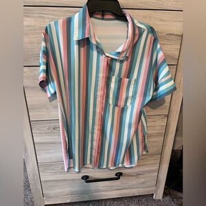 Striped Multicolor Men's Shirt